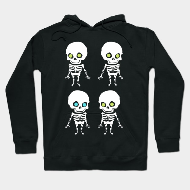 Skeleton pattern Hoodie by LukjanovArt